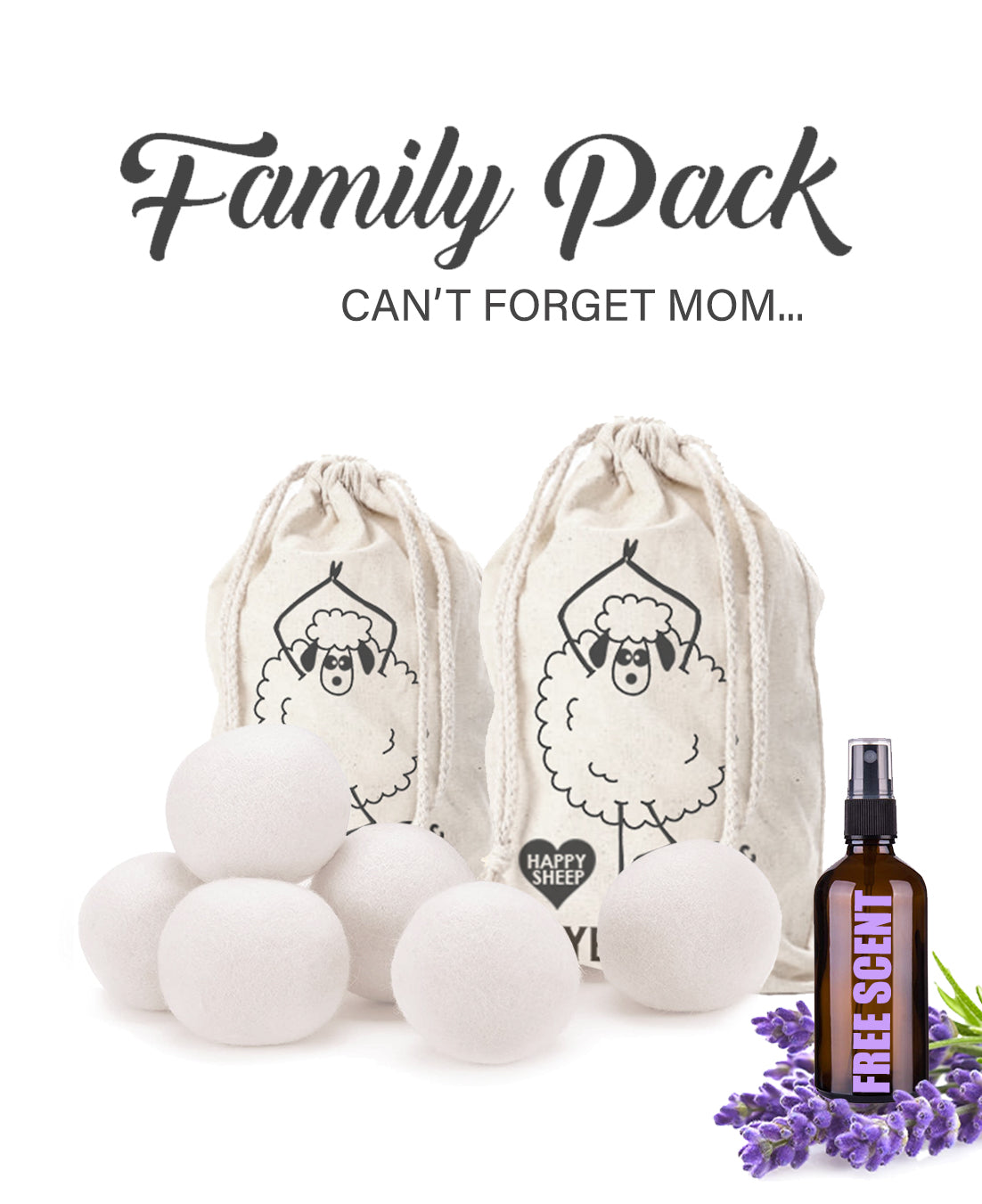 Dryer Balls "Family Pack"